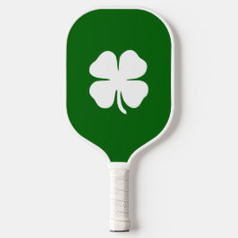 Palas De Pickleball Lucky Four Leaf Clover Green Stripe Irish