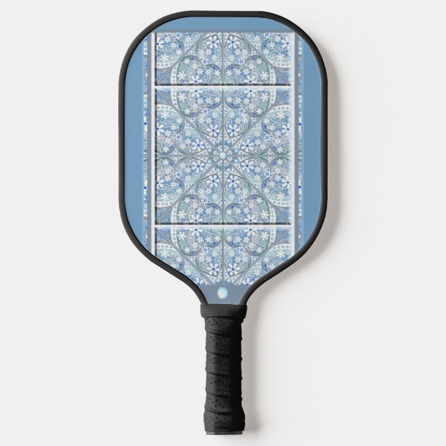 Palas De Pickleball Lugar cerámico Azul claro (Anverso)