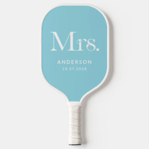Palas De Pickleball Luxe Elegance Robin Egg Blue   Sra. Boda Date