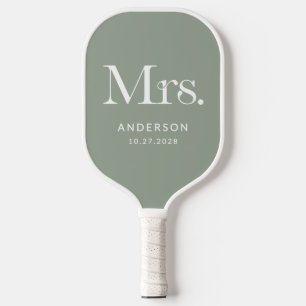 Palas De Pickleball Luxe Elegance Sage Green Sra. y Boda Date