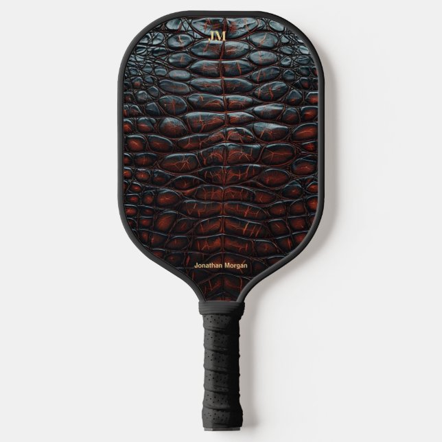 Palas De Pickleball Luxury Executive Monogram Premium Leather  (Anverso)
