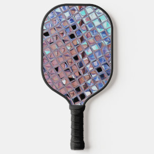 Palas De Pickleball Macro Bola de Discoteca de Plata Foto de Bola de
