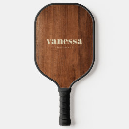 Palas De Pickleball Madera de Nogal Rústica Minimalista Clásica Modern