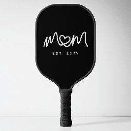 Palas De Pickleball Madre Negra y Blanca Moderna Establecida Est