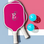 Palas De Pickleball Magnífica tipografía monográfica de estilo exclusi<br><div class="desc">Un llamativo y audaz aspecto que se trata de ti, este hermoso diseño de remo de pickleball tiene una elegante representación de tu nombre y monograma con serios clásicos y una tipografía de escritura más ornamentada en una simetría equilibrada. Los tres elementos se mezclan con una sofisticada armonía y crean...</div>