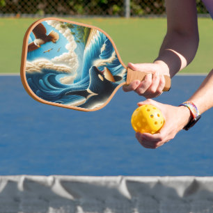Palas De Pickleball Majestic Orca and Eagle Dance