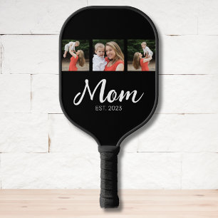 Palas De Pickleball Mamá Estableció Elegante Escritura Negra 3 Foto