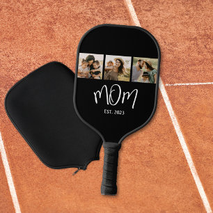Palas De Pickleball Mamá Estableció Elegante Escritura Negra 3 Foto