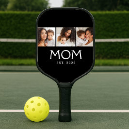 Palas De Pickleball Mamá Estableció Elegante Escritura Negra 3 Foto