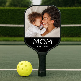 Palas De Pickleball Mamá Estableció Foto de Tipografía Divertida