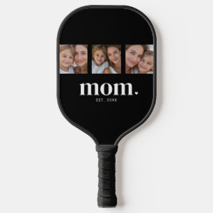 Palas De Pickleball Mamá Estableció Minimalista Moderno Negro 3 Foto