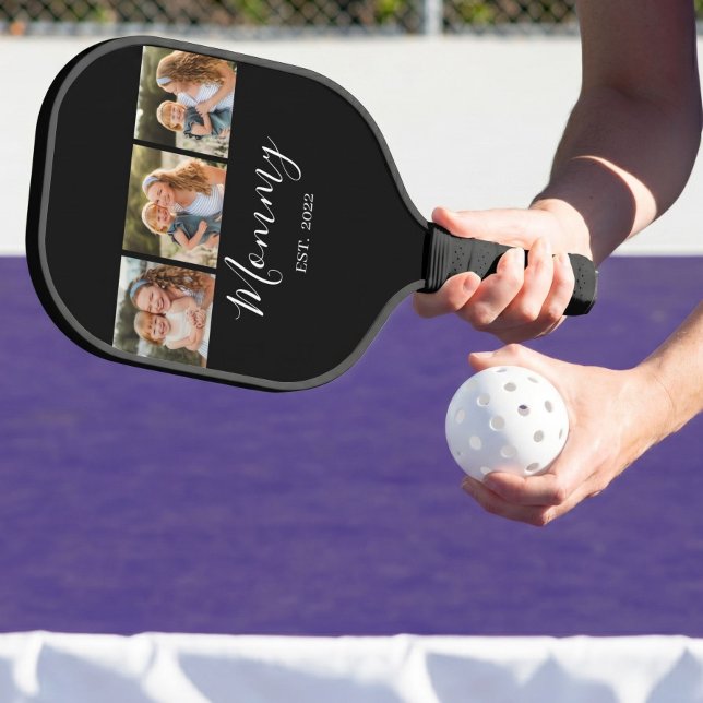 Palas De Pickleball Mamá Estableció Moderno EleganteScript Negro 3 Fot (Subido por el creador)
