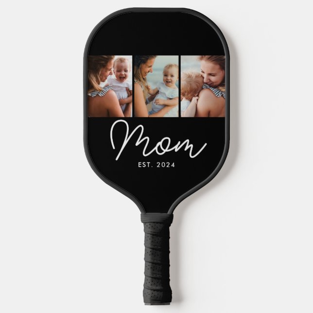 Palas De Pickleball Mamá Estableció Moderno Script Negrita Negro 3 Fot (Anverso)