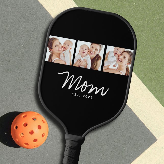 Palas De Pickleball Mamá Estableció Moderno Script Negro 3 Foto (Subido por el creador)