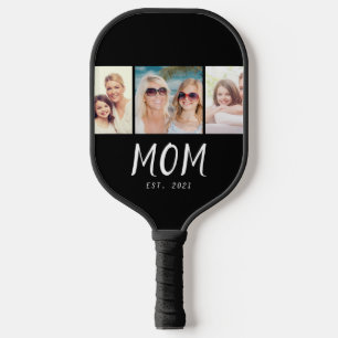 Palas De Pickleball Mamá Estableció Moderno Script Negro 3 Foto