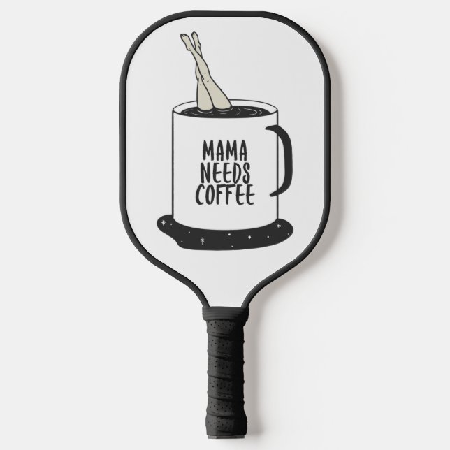 Palas De Pickleball Mamá necesita café (Anverso)