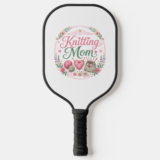Palas De Pickleball Mamá que teje -  (Anverso)