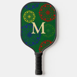 Palas De Pickleball Mandala nevada simple con textura
