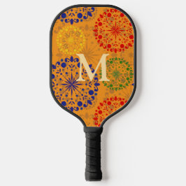 Palas De Pickleball Mandala nevada simple con textura
