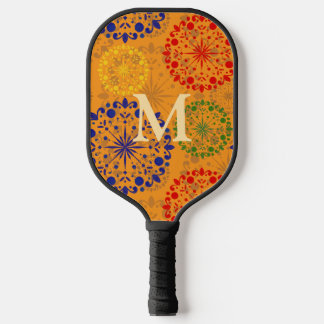 Palas De Pickleball Mandala nevada simple con textura