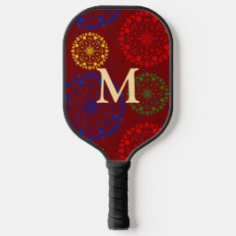 Palas De Pickleball Mandala nevada simple con textura