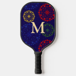 Palas De Pickleball Mandala nevada simple con textura