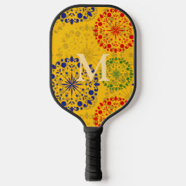 Palas De Pickleball Mandala nevada simple con textura