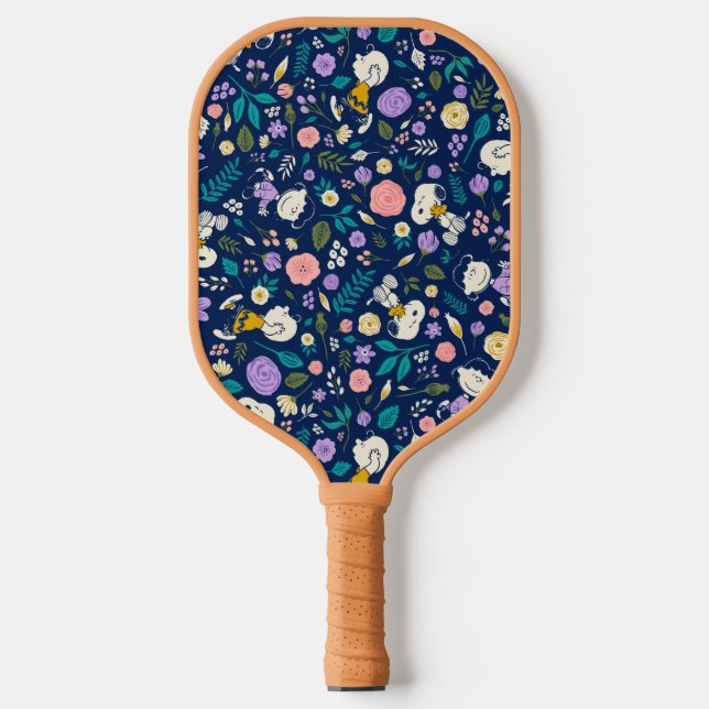 Palas De Pickleball Maní En Patrón De Bloom (Anverso)