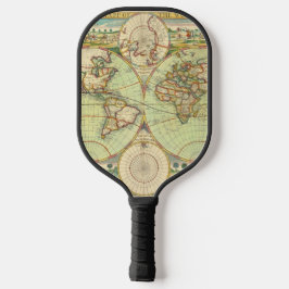 Palas De Pickleball Mapa Antiguo del Mundo #4