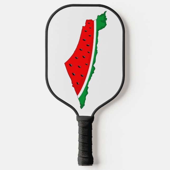 Palas De Pickleball Mapa de Palestina sandía símbolo de la libertad (Anverso)