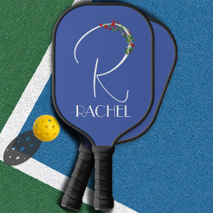 Palas De Pickleball Marca de color de agua moderna nombre inicial R az