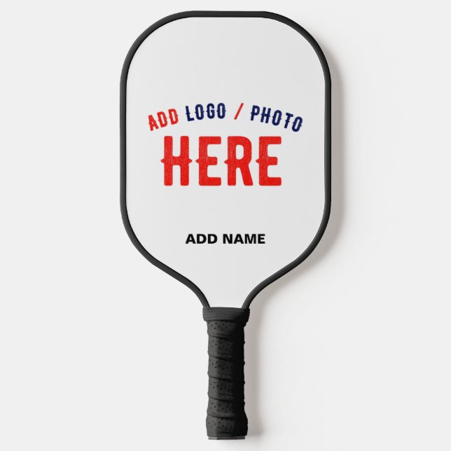 PALAS DE PICKLEBALL MARCA VERIFICADA DE PERSONALIZABLE BLANCO ESTILO M (Anverso)