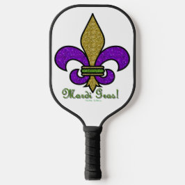 Palas De Pickleball Mardi Gras Fleur De Lis