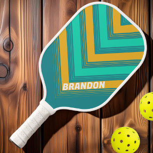 Palas De Pickleball Mares Iluminados por el Sol Chevron Vintage Desvan