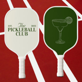 Palas De Pickleball Margarita Personalizado y el club de baloncesto