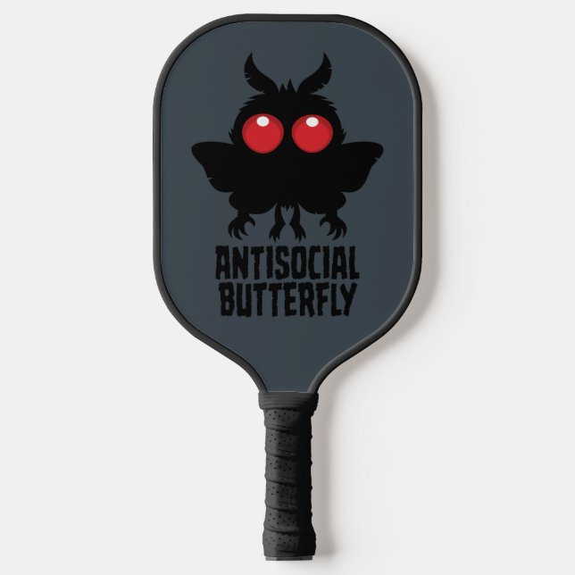 Palas De Pickleball Mariposa Antisocial Críptido Mothman (Anverso)