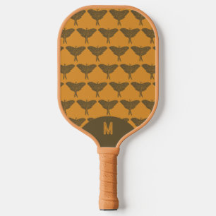 Palas De Pickleball Mariposa Luna Retro Verde Amarillo Dorado Vintage 