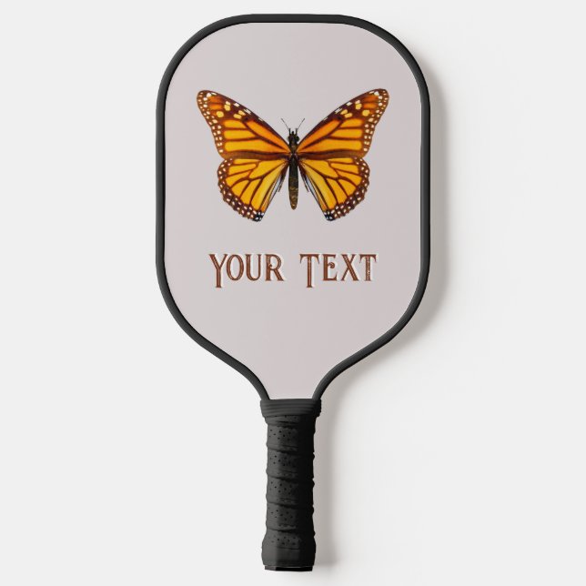 Palas De Pickleball Mariposa Monarca Personalizada (Reverso )