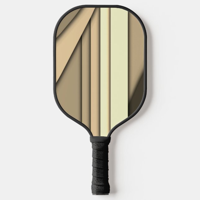 Palas De Pickleball Marrón monocromo moderno (Anverso)