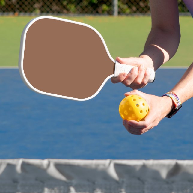 Palas De Pickleball Marrón Umber Sólido (in situ)