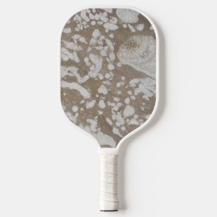 Palas De Pickleball Marrón y blanco de fósiles devonianos