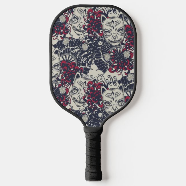 Palas De Pickleball Máscaras japonesas (Anverso)