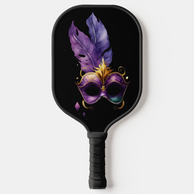 PALAS DE PICKLEBALL MÁSCARAS Y PURPLE & GOLD MARDI GRAS (Anverso)