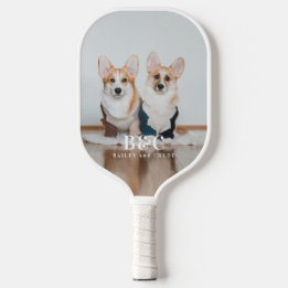 Palas De Pickleball Mascota Perros Foto Monogramada Nombres Keepsake