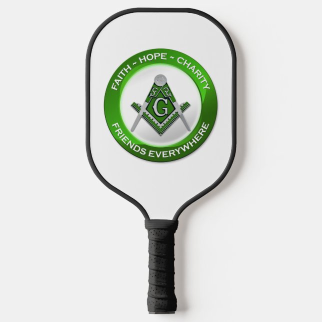 Palas De Pickleball Masonic Pickleball Paddle Green (Anverso)