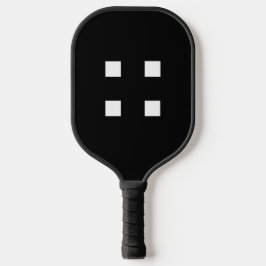 Palas De Pickleball Mazipoodles Cuatro Cuadrados - Negro Blanco 