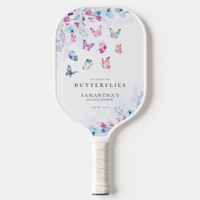 Palas De Pickleball Me Da Una Ducha De Novias Mariposas (Anverso)