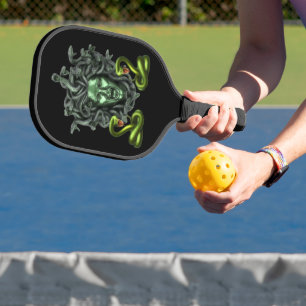 Palas De Pickleball Medusa Gorgon, la serpiente verde