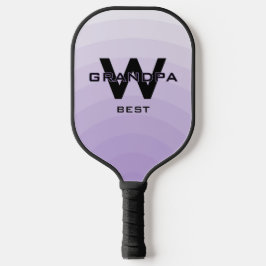 Palas De Pickleball Mejor Abuelo Morado Monogramado
