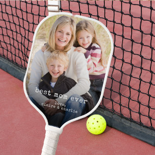 Palas De Pickleball Mejor foto de mamá de Personalizado